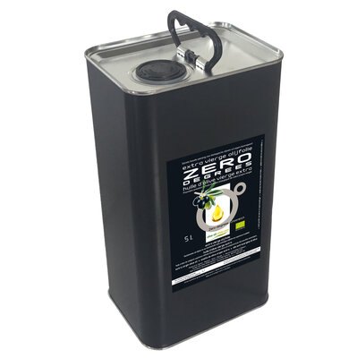 Olijfolie extra vierge ZERO DEGREES - 5 liter in blik